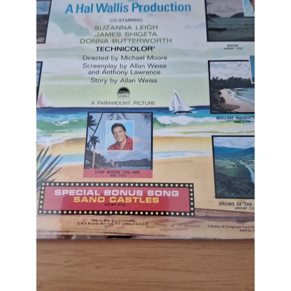 ELVIS - PARADISE, HAWAIIAN STYLE VINYL 1977 FACTORY SEALED. NEW - Picture 3 of 7
